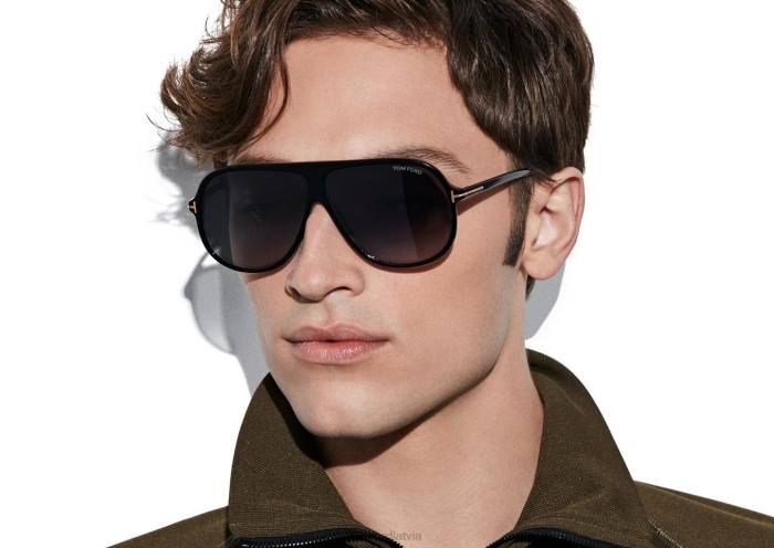 TOM FORD vīriešiem melns Spencer saulesbrilles HTNR1836