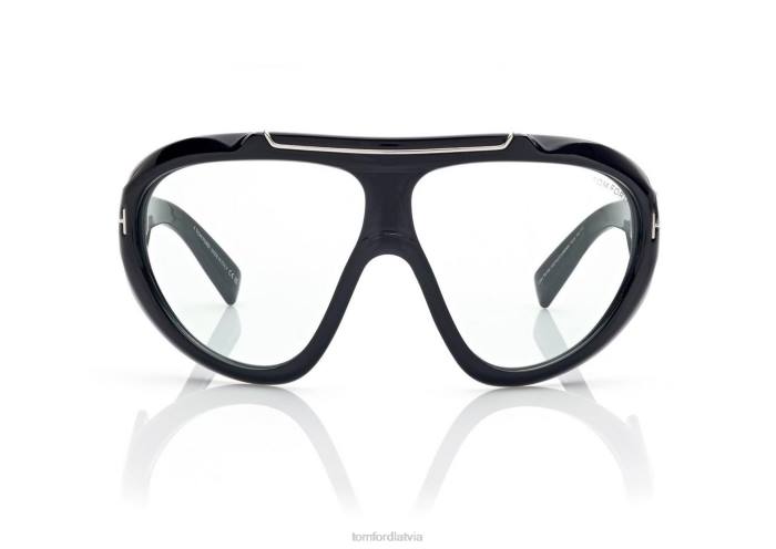 TOM FORD vīriešiem melns fotohromatiskas liepu saulesbrilles HTNR1847