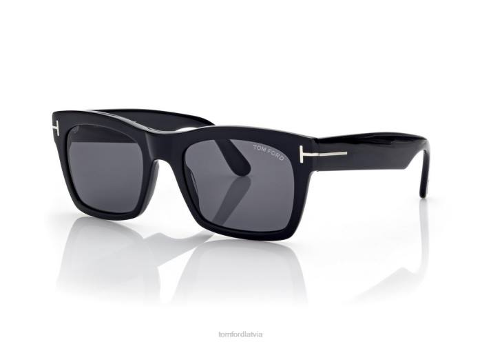 TOM FORD vīriešiem melns nico saulesbrilles HTNR1855