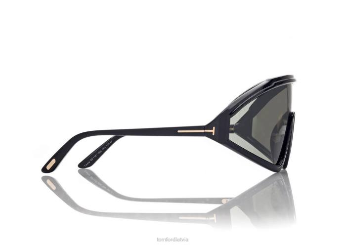 TOM FORD vīriešiem no melna līdz zilai lorna saulesbrilles HTNR1865