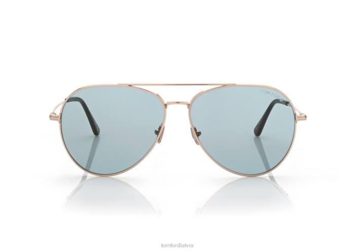 TOM FORD vīriešiem rozā zelts dashel saulesbrilles HTNR1784