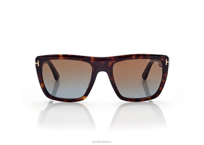 TOM FORD vīriešiem tumšā havana Alberto saulesbrilles HTNR1885