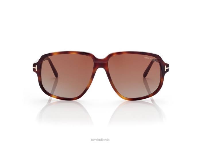 TOM FORD vīriešiem tumšā havana anton saulesbrilles HTNR1912