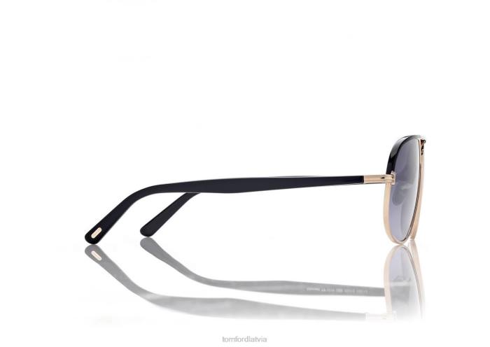 TOM FORD vīriešiem zelts Maxwell saulesbrilles HTNR1861