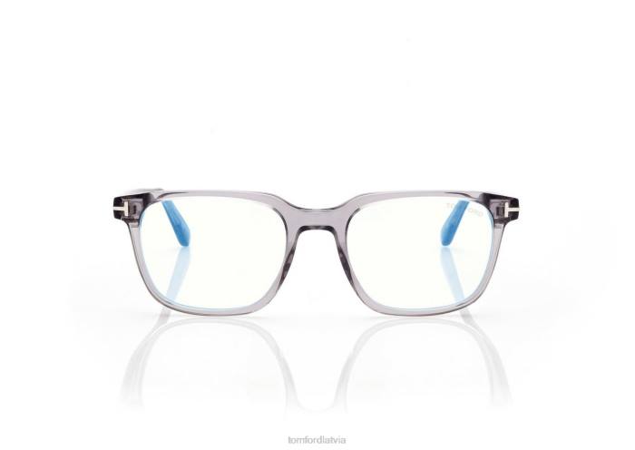 TOM FORD vīriešiem pelēks zilā bloka kvadrātveida optika HTNR1928