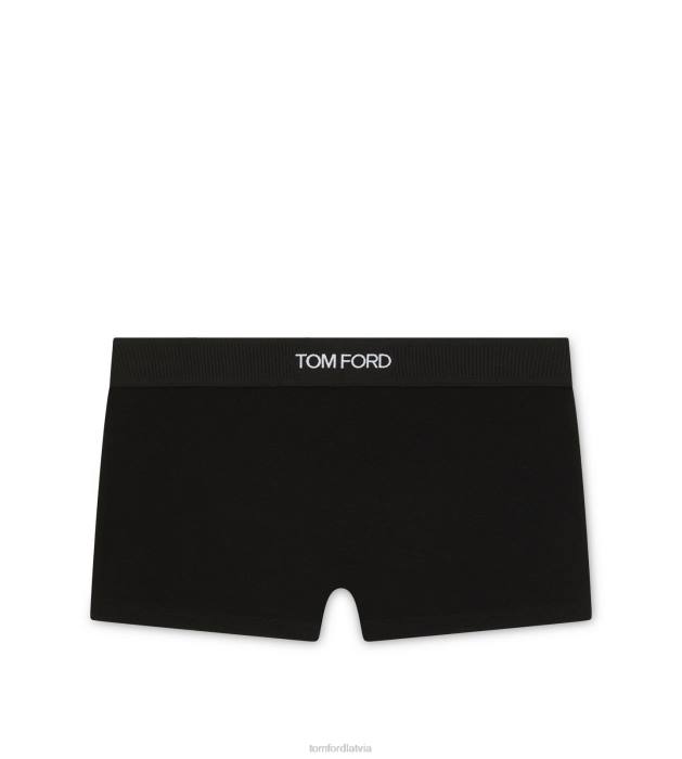 TOM FORD sievietes melns modālā paraksta bokseri HTNR1387