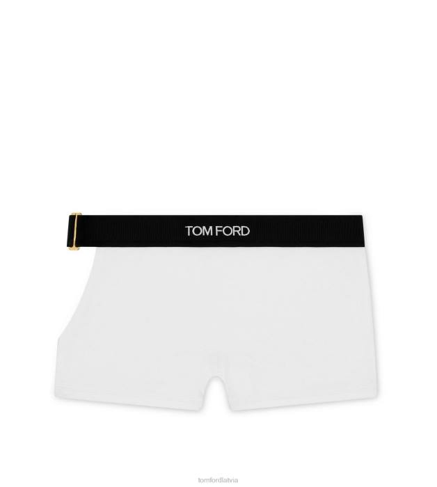 TOM FORD sievietes melns modālā paraksta izgrieztie bokseri HTNR1390