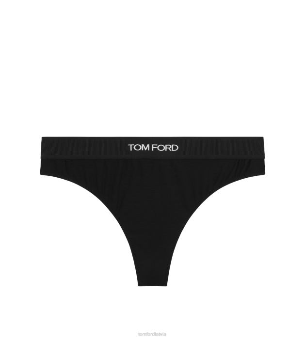 TOM FORD sievietes melns modālā paraksta siksna HTNR1410