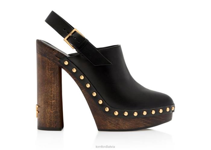 TOM FORD sievietes melns ādas tf tupele HTNR1332