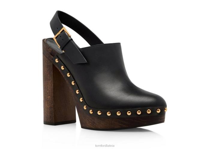 TOM FORD sievietes melns ādas tf tupele HTNR1332