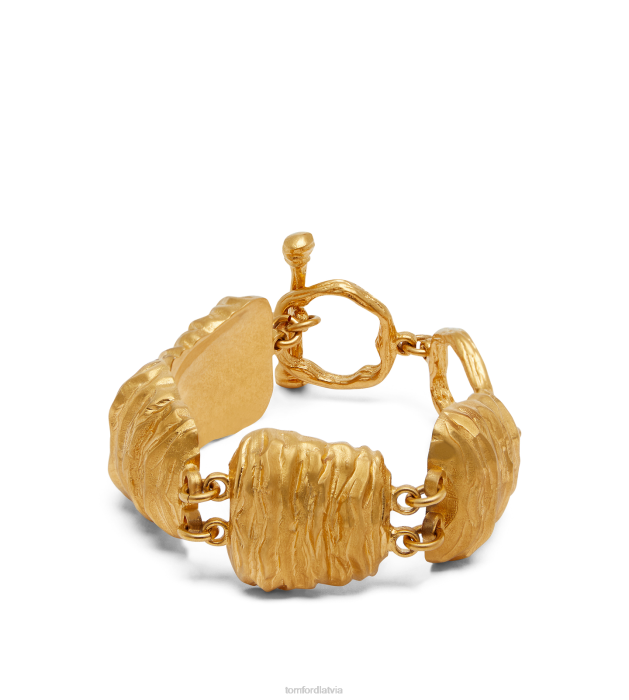 TOM FORD sievietes vintage zelts misiņa mēness aproce HTNR1545