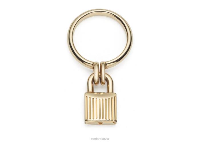 TOM FORD sievietes zelts piekaramās atslēgas gredzens HTNR1553