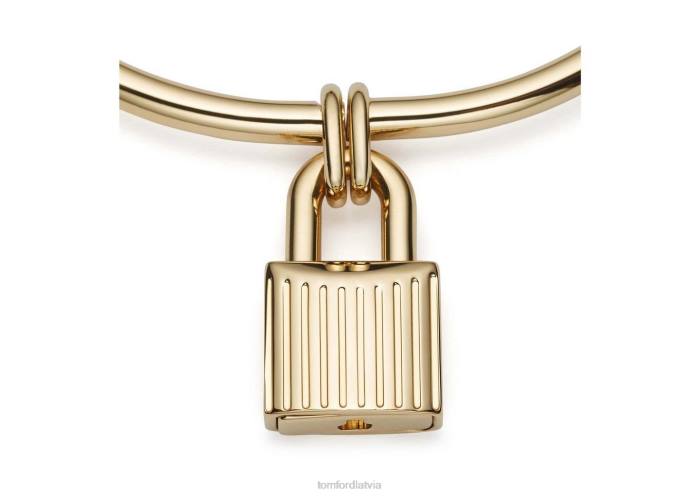 TOM FORD sievietes zelts piekaramās atslēgas rokassprādze HTNR1552