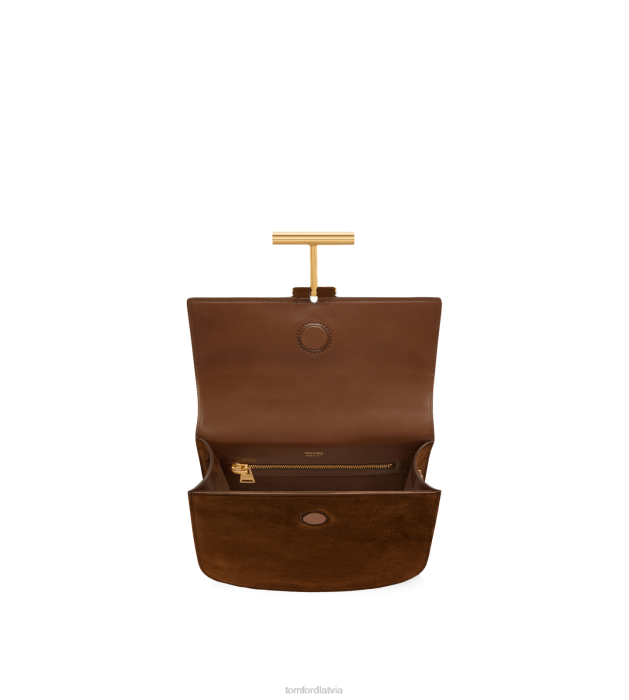 TOM FORD sievietes viskijs zamšādas un ādas tara mini crossbody HTNR1466