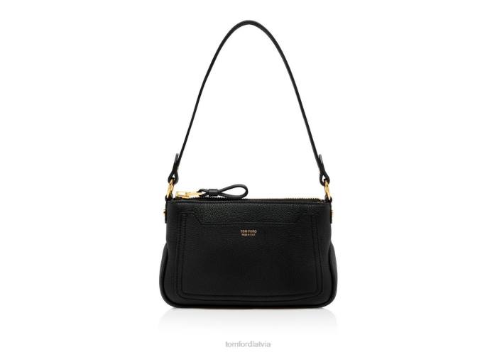 TOM FORD sievietes melns graudu ādas Jennifer mini soma HTNR1508