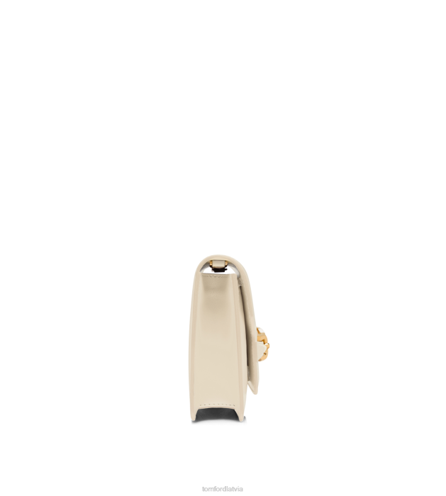 TOM FORD sievietes krēms palmellato efekta ādas whitney maza plecu soma HTNR1436