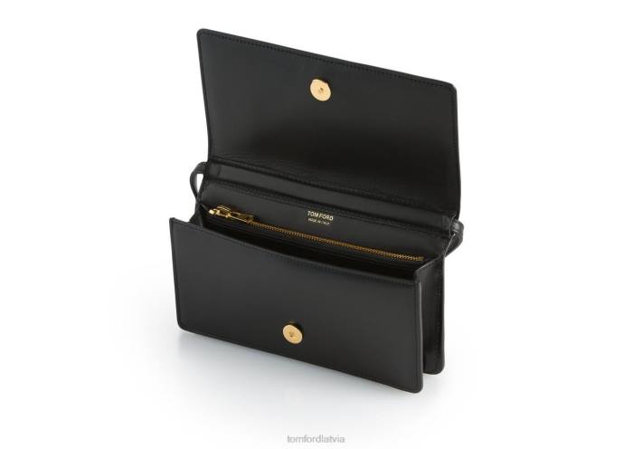 TOM FORD sievietes melns box palmellato tf mini soma HTNR1423