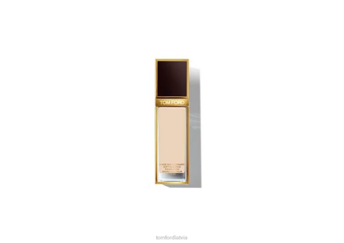 TOM FORD unisex 0,1 kameja ēno un izgaismo mīkstu mirdzumu tonālais krēms spf 50 HTNR1623