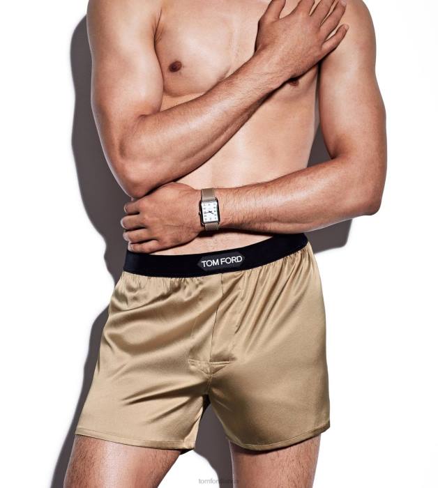 TOM FORD vīriešiem pliks 3 zīda bokseri HTNR449