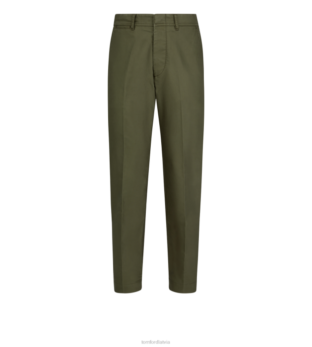 TOM FORD vīriešiem goba militārā kokvilnas chino HTNR400