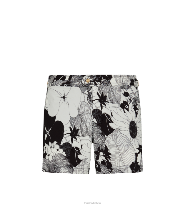 TOM FORD vīriešiem kombinētais melns swim short HTNR404