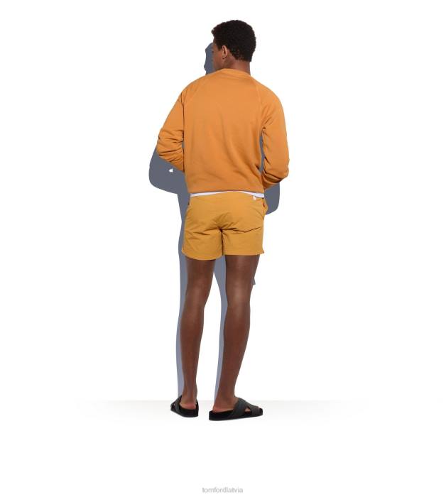 TOM FORD vīriešiem tumši brūns neilona peldšorti HTNR448