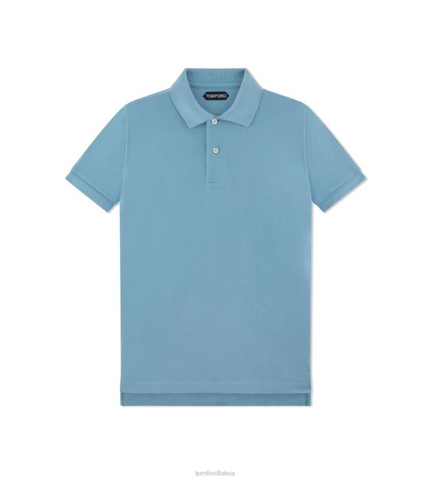 TOM FORD vīriešiem melns tenisa pikets polo HTNR283