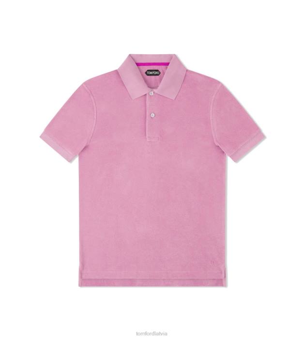 TOM FORD vīriešiem peonija dvieļu polo HTNR307