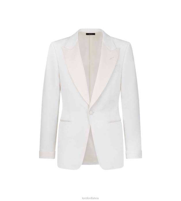 TOM FORD vīriešiem krīts vilnas mohēras shelton kokteiļjaka HTNR12