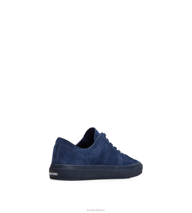 TOM FORD vīriešiem gaiši tumši + zils zamšādas Cambridge kedas HTNR684