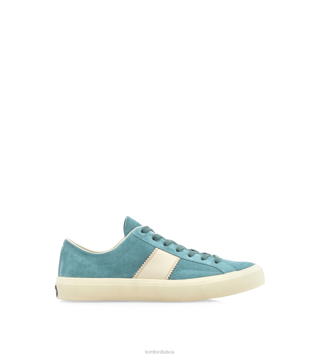 TOM FORD vīriešiem zils + krēms zamšādas Cambridge kedas HTNR688