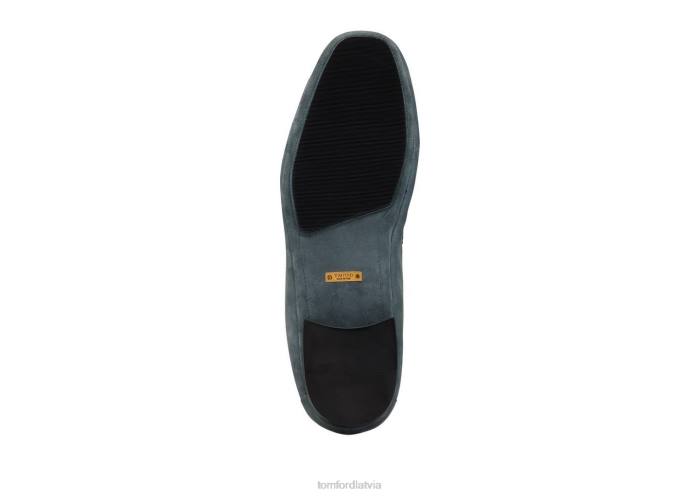TOM FORD vīriešiem pusnakts zils zamšādas berwick loafer HTNR664