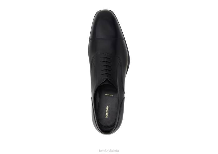 TOM FORD vīriešiem melns claydon cap toe mežģīnes HTNR630