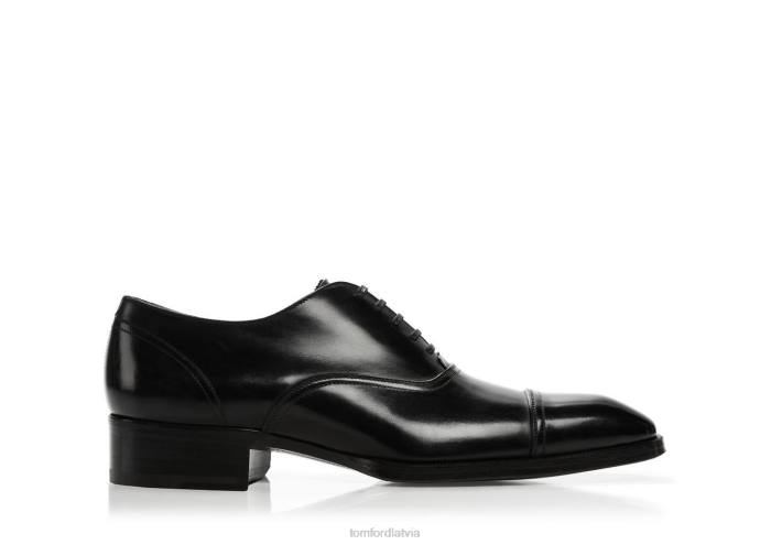 TOM FORD vīriešiem melns gianni mežģīnes up cap toe HTNR629