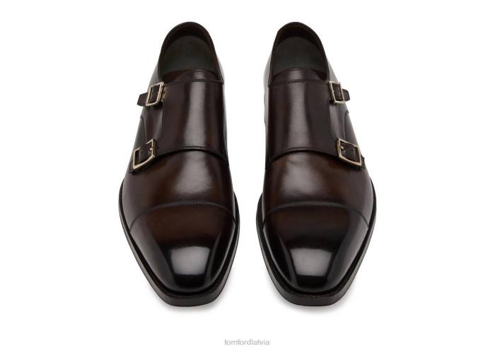 TOM FORD vīriešiem bruno pieslīpētas ādas Elkan mūka siksna HTNR669