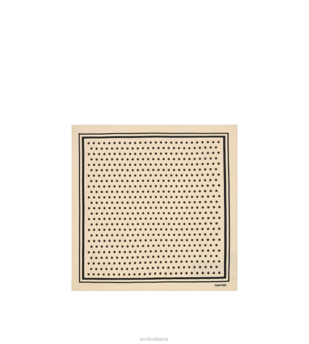 TOM FORD vīriešiem šampanietis punktveida kvadrātveida dizaina kabatas kvadrāts HTNR949
