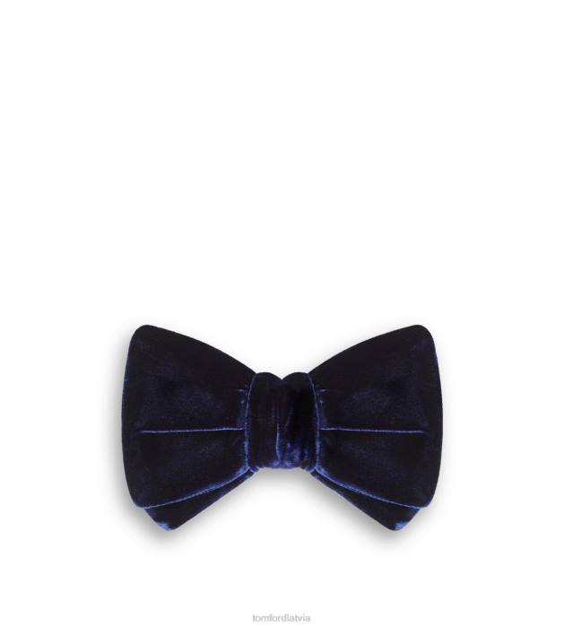 TOM FORD vīriešiem flote samta tauriņš HTNR939