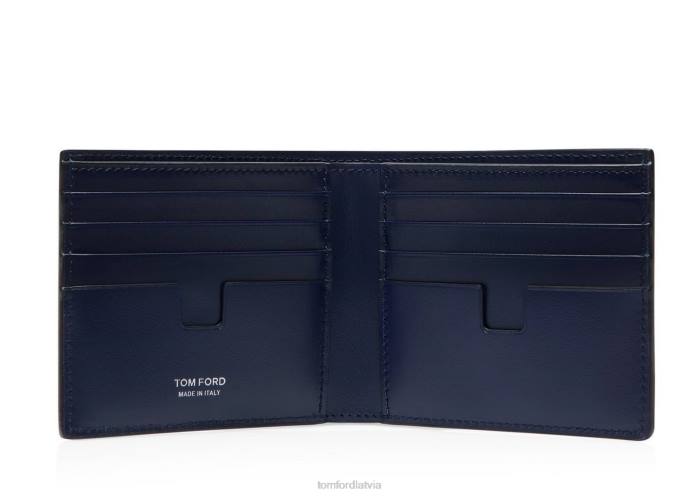 TOM FORD vīriešiem tinte glancēts apdrukāts Croc bifold maks HTNR860