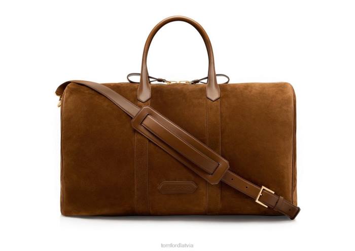 TOM FORD vīriešiem cigārs zamšādas plaši atveramas dufelis HTNR1034