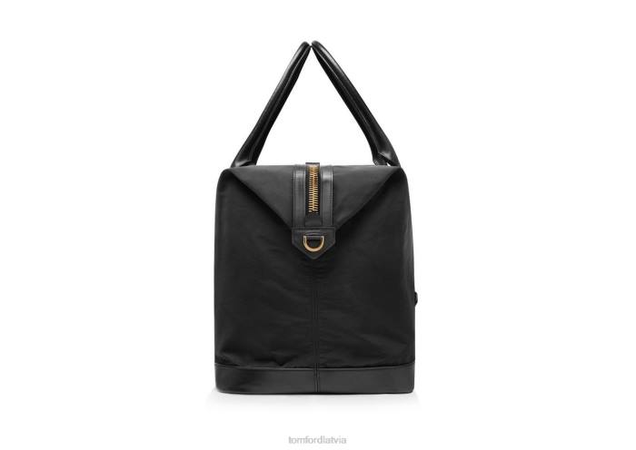 TOM FORD vīriešiem melns pārstrādāta neilona holdall HTNR1038